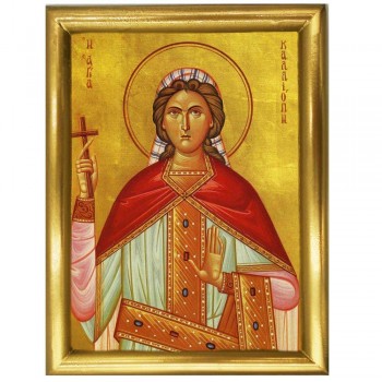 ΑΓΙΑ ΚΑΛΛΙΟΠΗ - Ξύλινη εικόνα 22cm