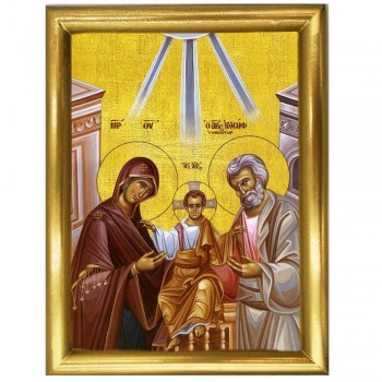 ΑΓΙΑ ΟΙΚΟΓΕΝΕΙΑ - Ξύλινη εικόνα 22cm