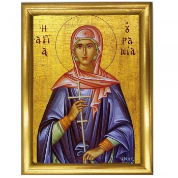 ΑΓΙΑ ΟΥΡΑΝΙΑ - Ξύλινη εικόνα 22cm