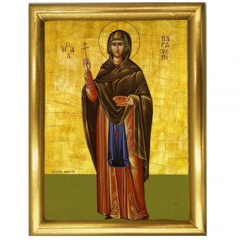 ΑΓΙΑ ΠΑΡΑΣΚΕΥΗ - Ξύλινη εικόνα 22cm