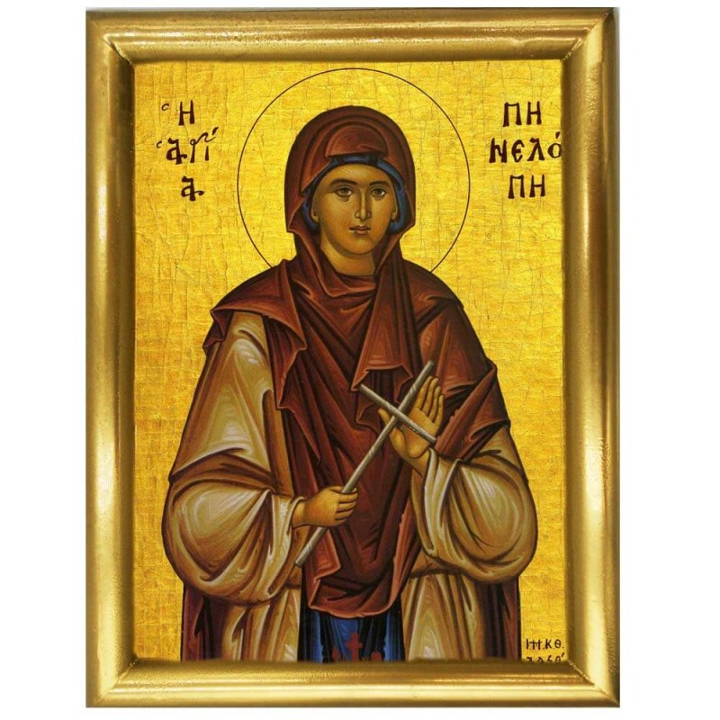 ΑΓΙΑ ΠΗΝΕΛΟΠΗ - Ξύλινη εικόνα 22cm