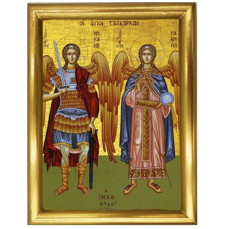 ΑΓΙΟΙ ΤΑΞΙΑΡΧΕΣ - Ξύλινη εικόνα 22cm