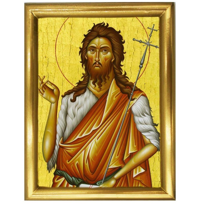 ΑΓΙΟΣ ΙΩΑΝΝΗΣ ΠΡΟΔΡΟΜΟΣ - Ξύλινη εικόνα 22cm