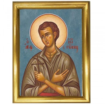 ΑΓΙΟΣ ΙΩΑΝΝΗΣ ΡΩΣΟΣ - Ξύλινη εικόνα 22cm