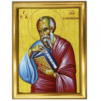 ΑΓΙΟΣ ΙΩΑΝΝΗΣ ΘΕΟΛΟΓΟΣ - Ξύλινη εικόνα 22cm