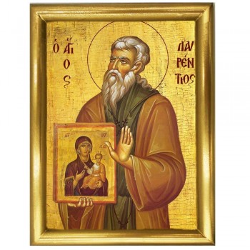 ΑΓΙΟΣ ΛΑΥΡΕΝΤΙΟΣ - Ξύλινη εικόνα 22cm