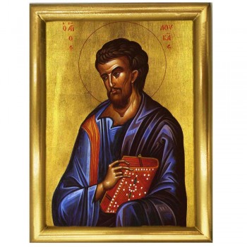 ΑΓΙΟΣ ΛΟΥΚΑΣ - Ξύλινη εικόνα 22cm