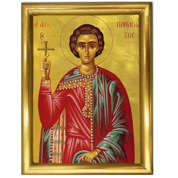 ΑΓΙΟΣ ΠΑΝΑΓΙΩΤΗΣ - Ξύλινη εικόνα 22cm
