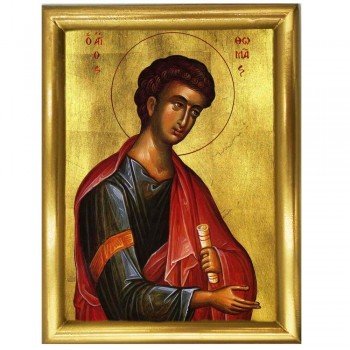 ΑΓΙΟΣ ΘΩΜΑΣ - Ξύλινη εικόνα 22cm