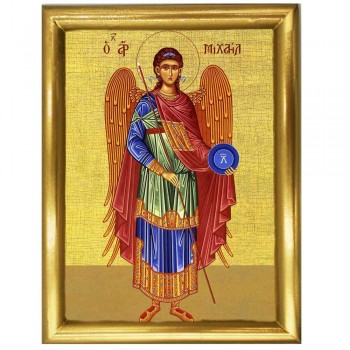 ΑΡΧΑΓΓΕΛΟΣ ΜΙΧΑΗΛ - Ξύλινη εικόνα 22cm