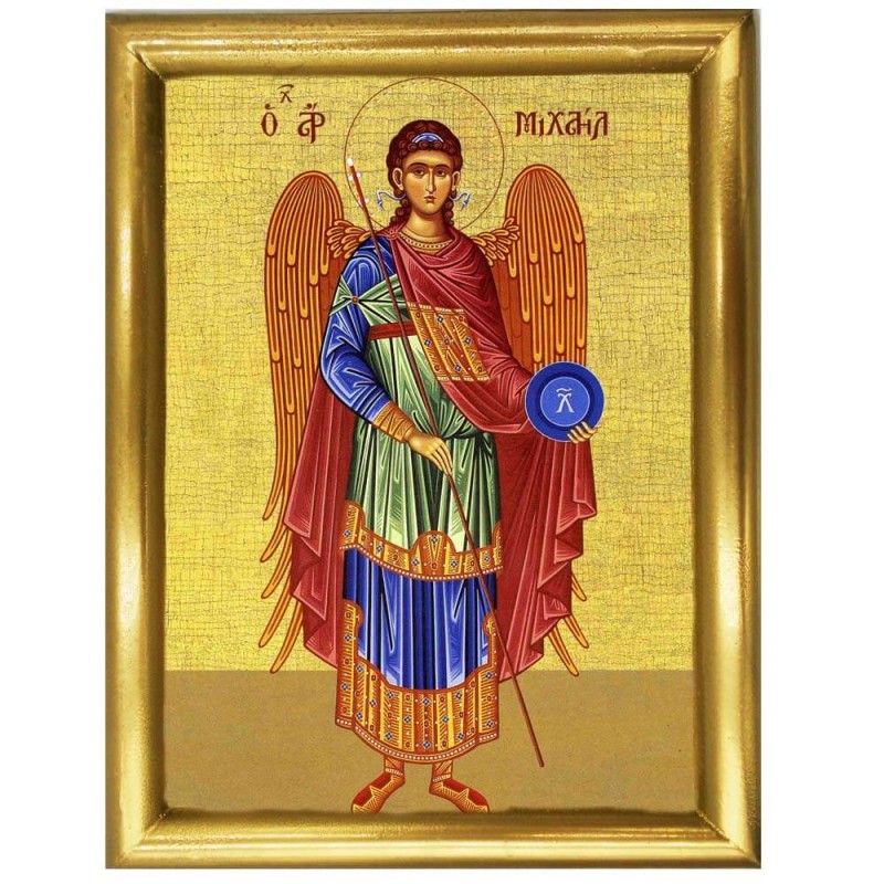 ΑΡΧΑΓΓΕΛΟΣ ΜΙΧΑΗΛ - Ξύλινη εικόνα 22cm