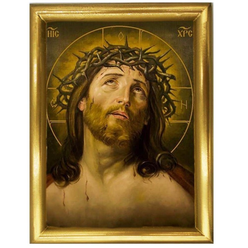 ΙΗΣΟΥΣ ΧΡΙΣΤΟΣ - Ξύλινη εικόνα 22cm