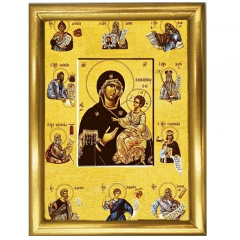 ΠΑΝΑΓΙΑ ΘΕΟΤΟΚΟΣ - Ξύλινη εικόνα 22cm