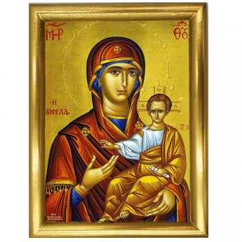 ΠΑΝΑΓΙΑ ΣΟΥΜΕΛΑ - Ξύλινη εικόνα 22cm