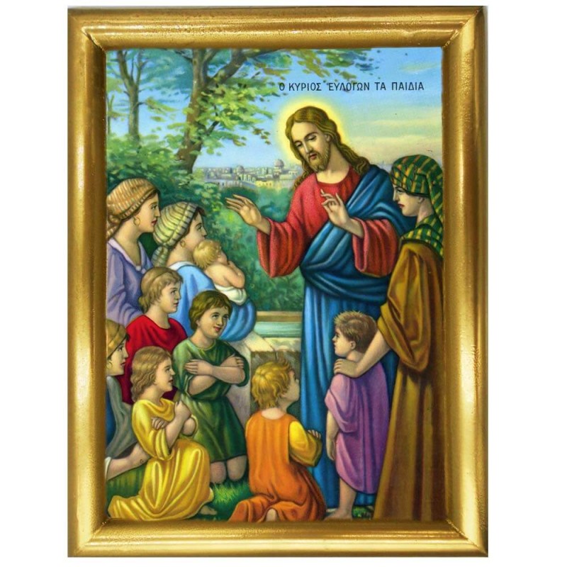 ΙΗΣΟΥΣ ΧΡΙΣΤΟΣ - Ξύλινη εικόνα 22cm
