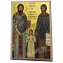 ΑΓΙΟΙ ΡΑΦΑΗΛ & ΝΙΚΟΛΑΟΣ -Ξύλινο εικονιδιο