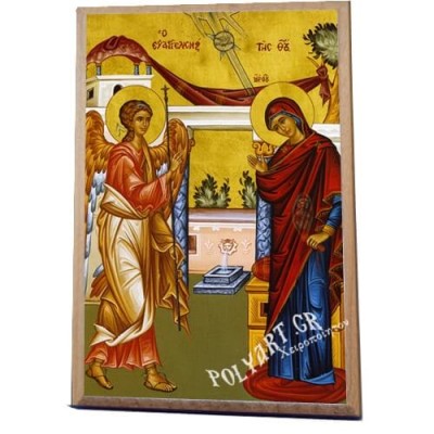 ΕΥΑΓΓΕΛΙΣΜΟΣ ΘΕΟΤΟΚΟΥ -Ξύλινο εικονιδιο
